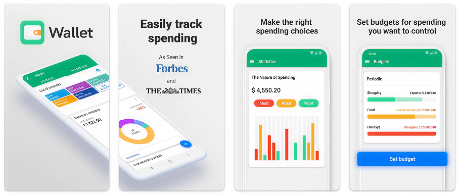 Wallet App Screenshot aus dem App Store